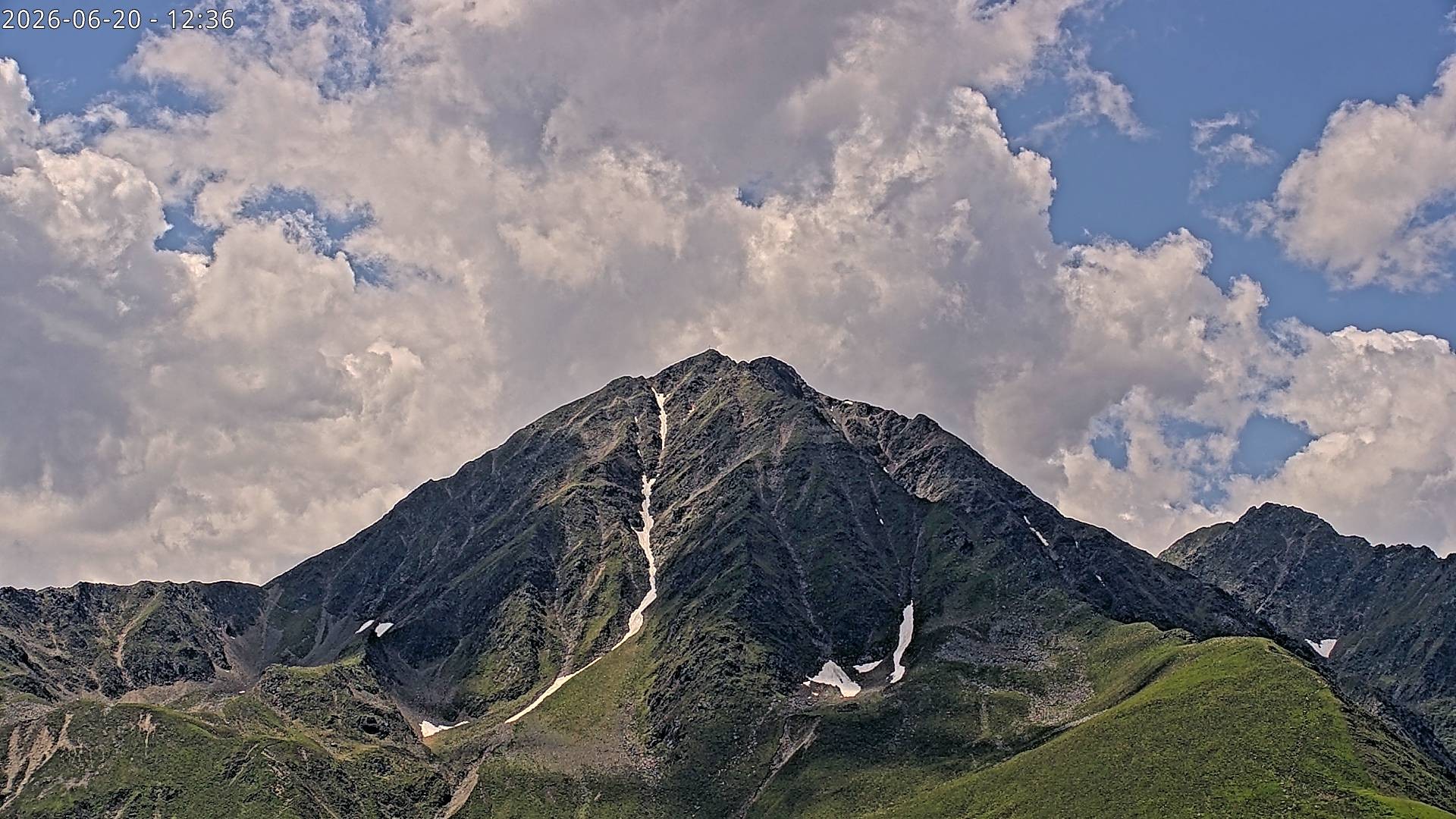 Archiv Foto Webcam Sicht auf Rosskogel in Oberperfuss, Tirol
