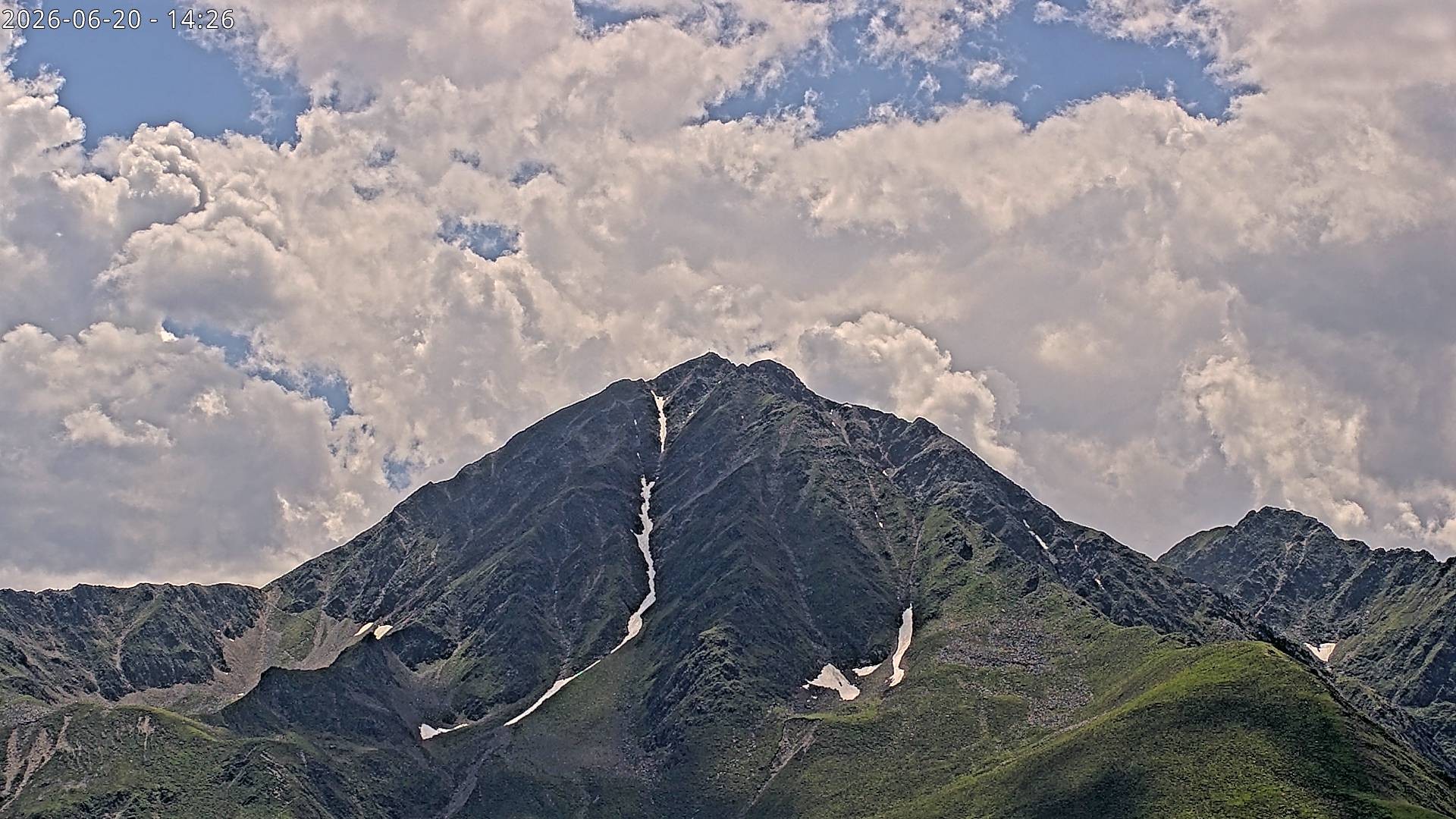 Archiv Foto Webcam Sicht auf Rosskogel in Oberperfuss, Tirol