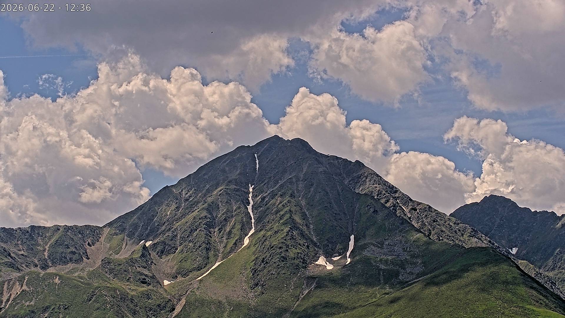 Archiv Foto Webcam Sicht auf Rosskogel in Oberperfuss, Tirol