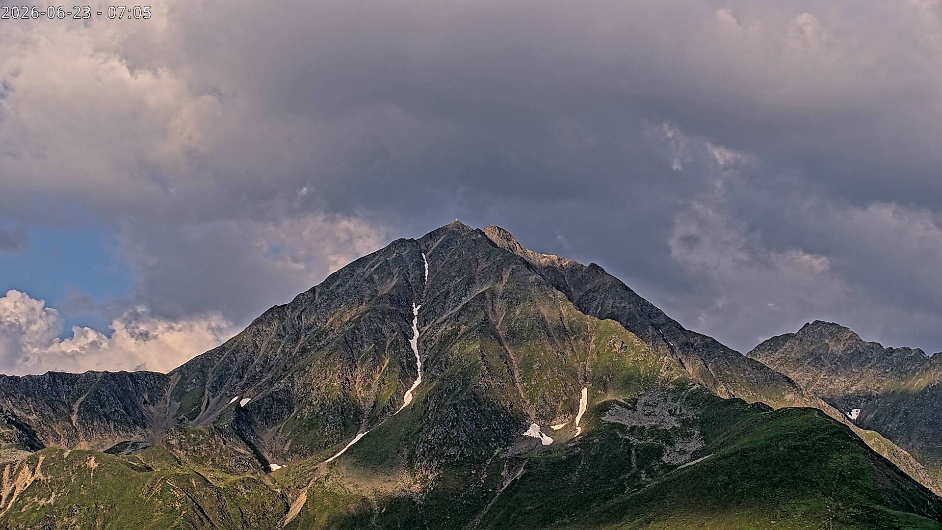 Archiv Foto Webcam Sicht auf Rosskogel in Oberperfuss, Tirol