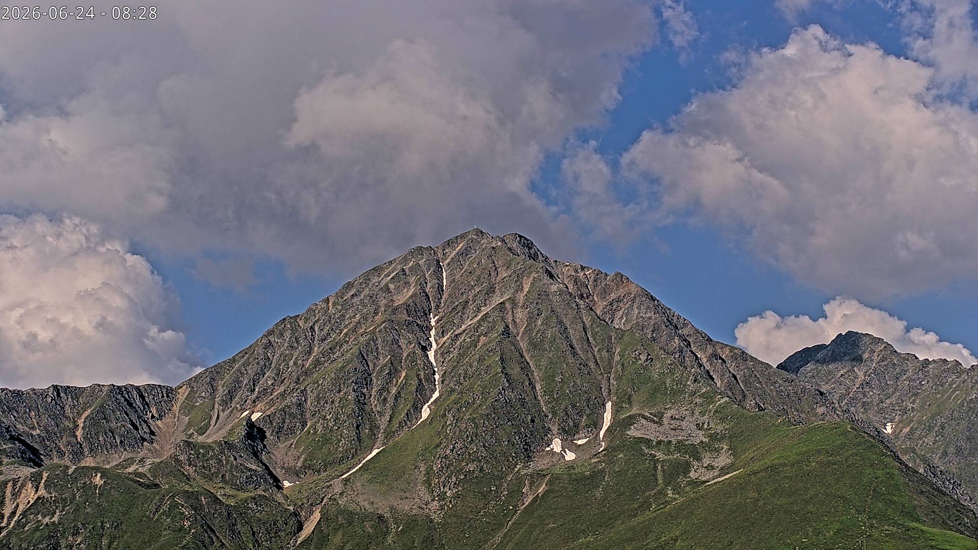 Archiv Foto Webcam Sicht auf Rosskogel in Oberperfuss, Tirol