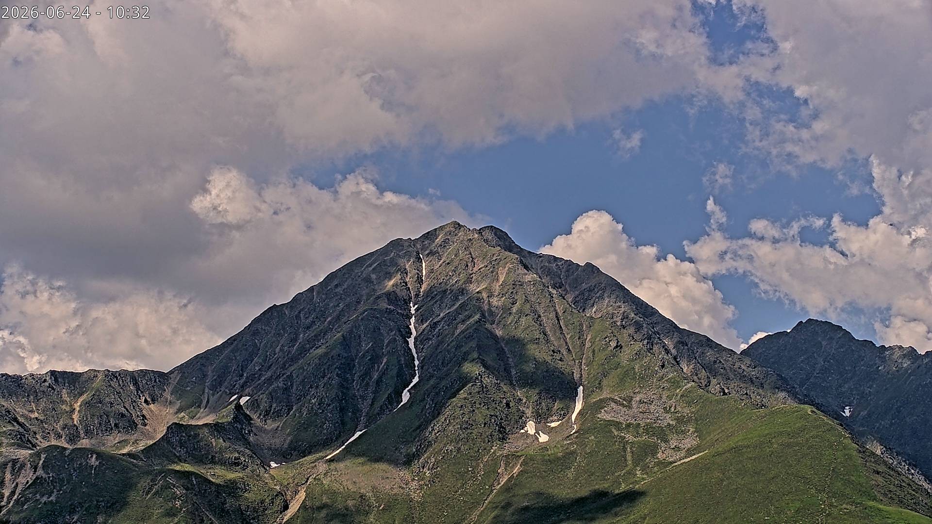 Archiv Foto Webcam Sicht auf Rosskogel in Oberperfuss, Tirol