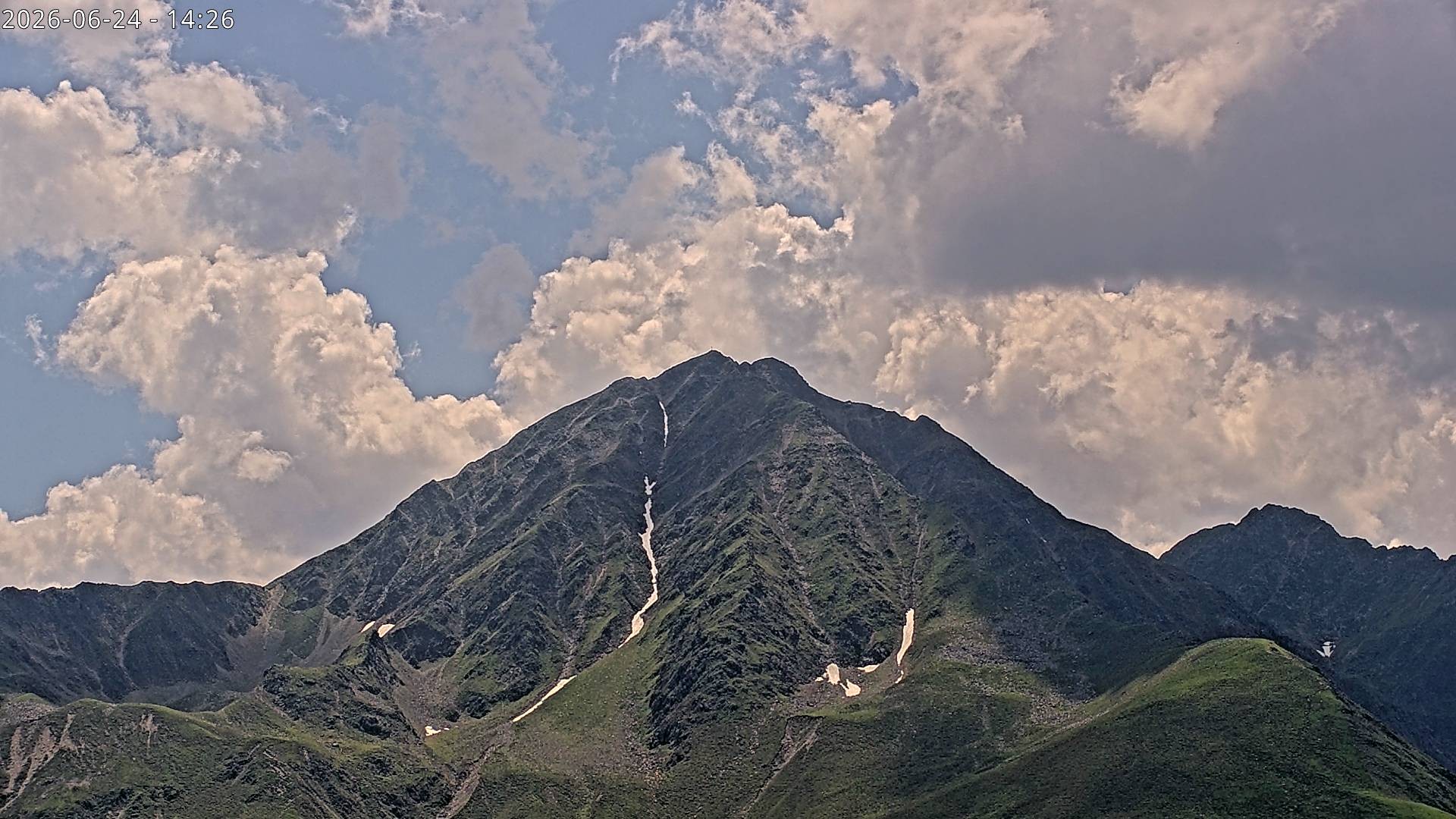 Archiv Foto Webcam Sicht auf Rosskogel in Oberperfuss, Tirol