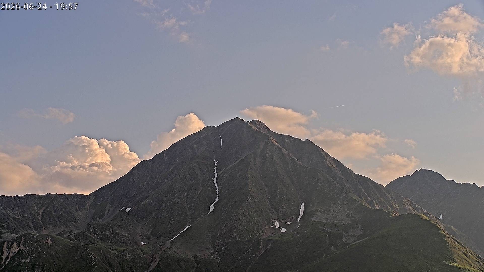 Archiv Foto Webcam Sicht auf Rosskogel in Oberperfuss, Tirol