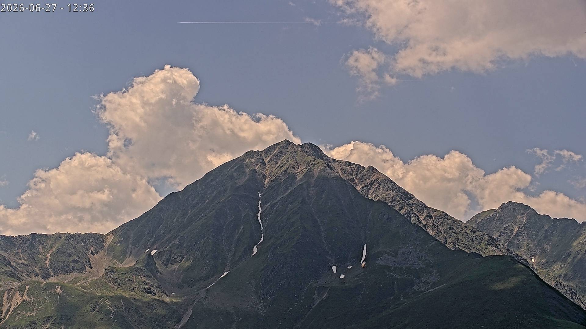 Archiv Foto Webcam Sicht auf Rosskogel in Oberperfuss, Tirol