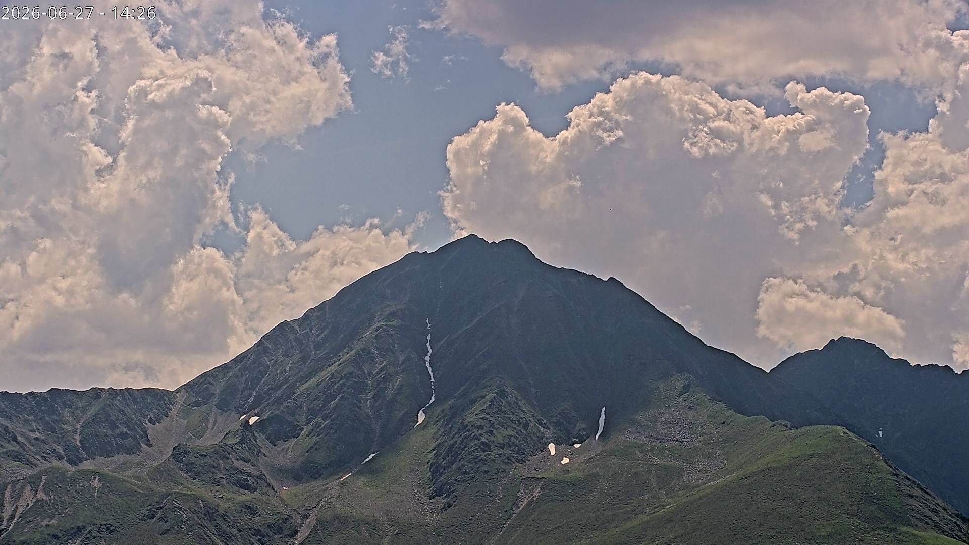 Archiv Foto Webcam Sicht auf Rosskogel in Oberperfuss, Tirol
