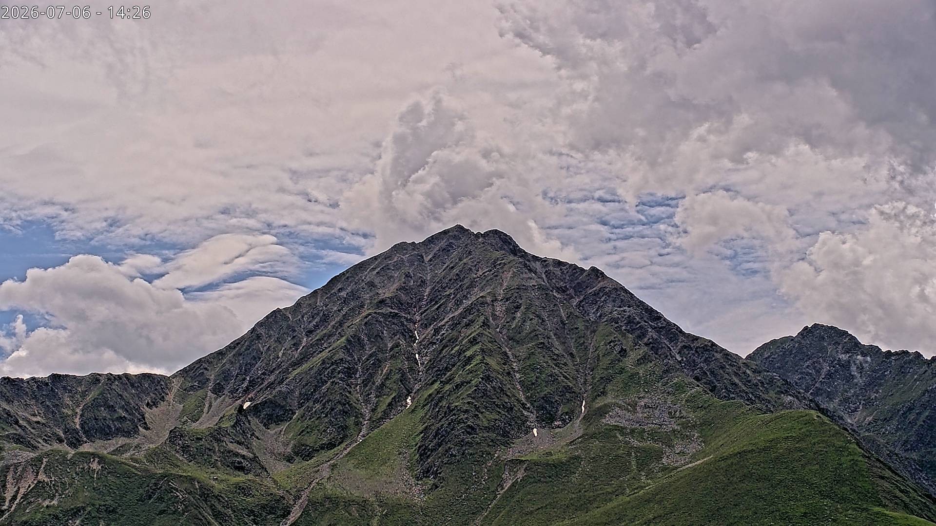 Archiv Foto Webcam Sicht auf Rosskogel in Oberperfuss, Tirol