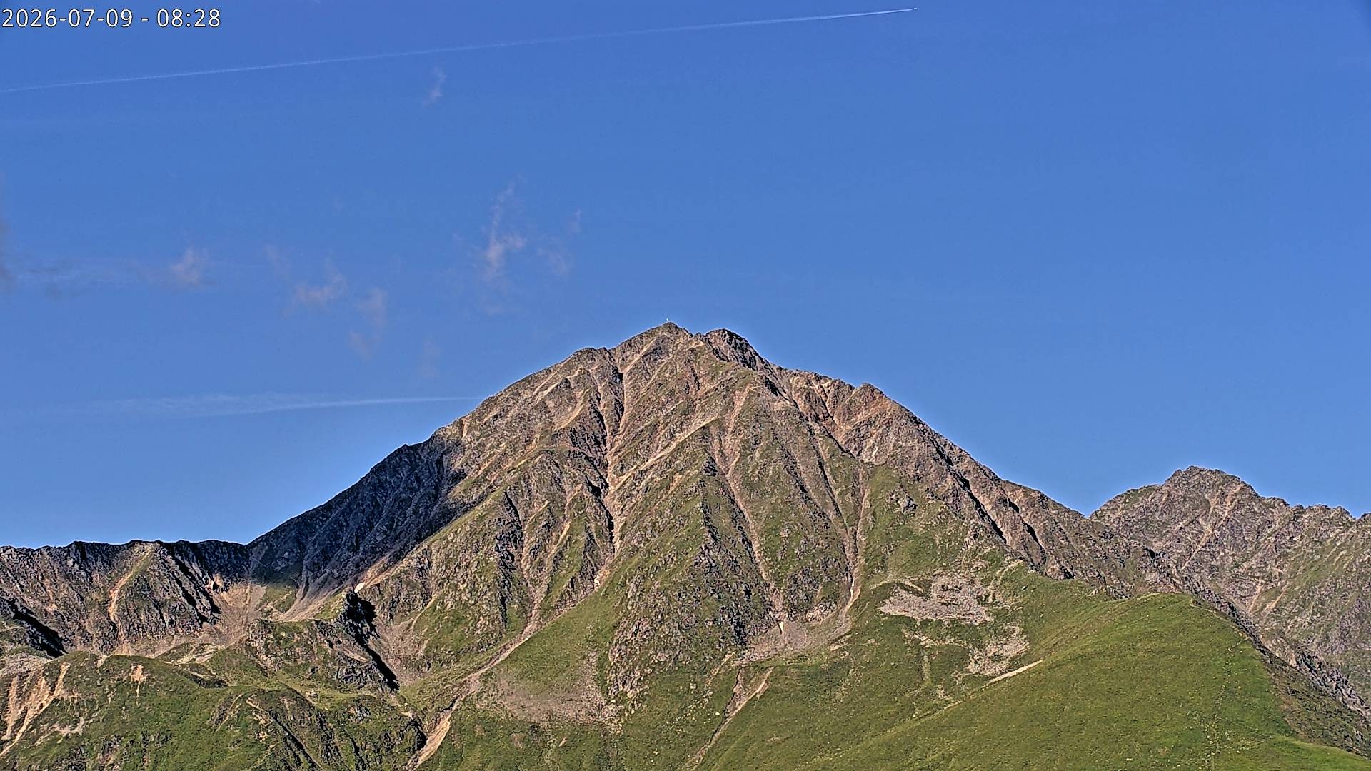 Archived image Webcam View towards Rosskogel, Oberperfuss (Tyrol)
