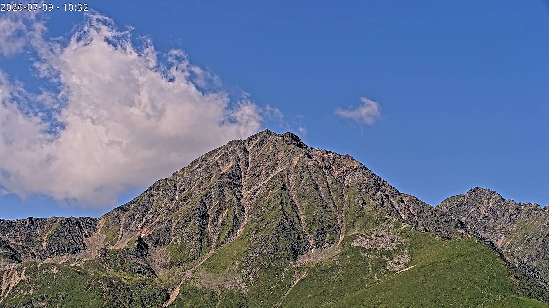 Archived image Webcam View towards Rosskogel, Oberperfuss (Tyrol)
