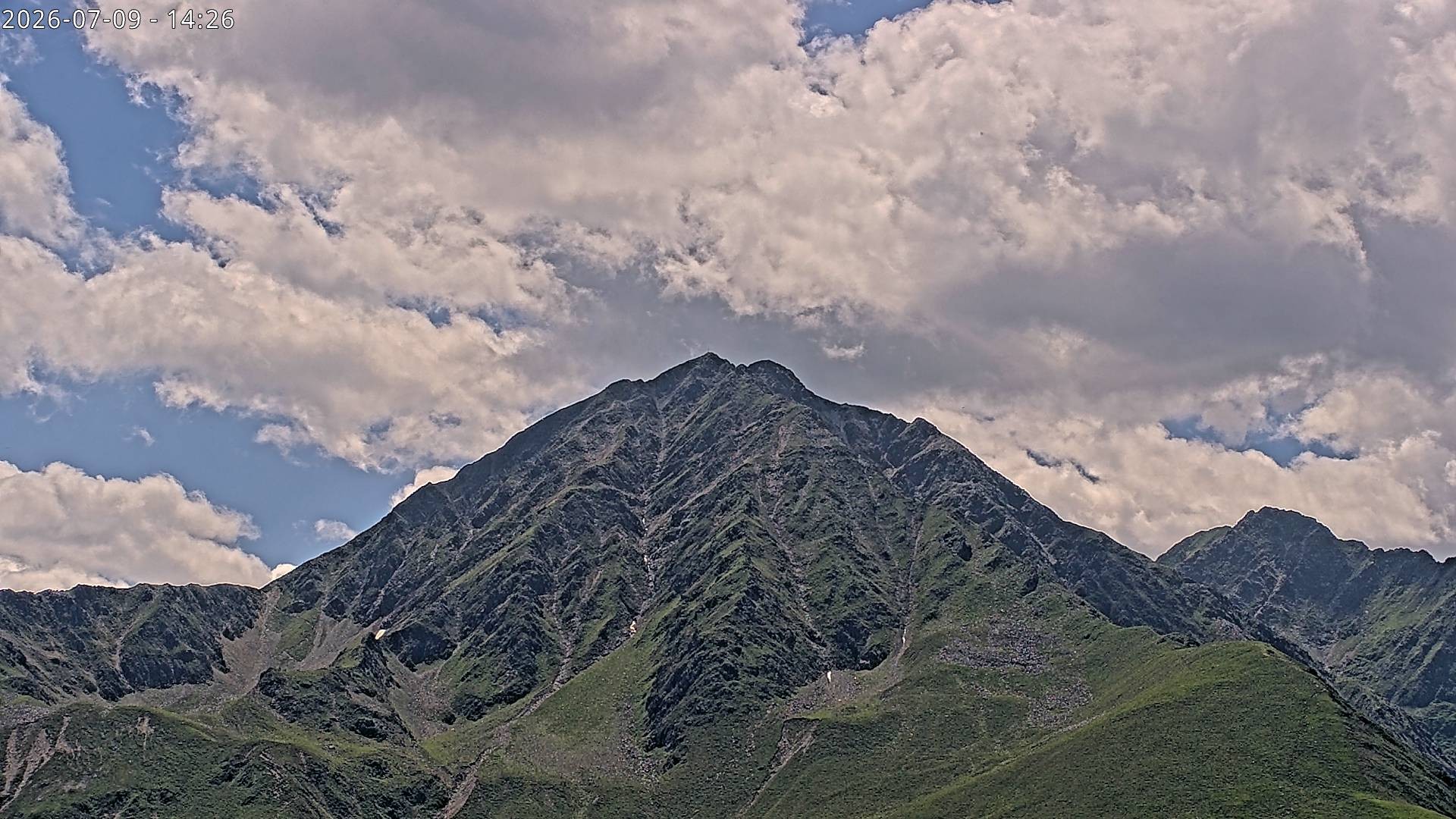 Archived image Webcam View towards Rosskogel, Oberperfuss (Tyrol)