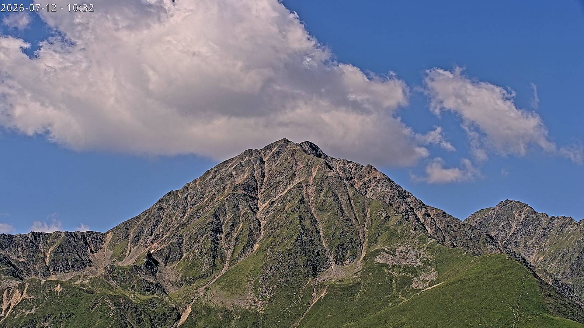 Archived image Webcam View towards Rosskogel, Oberperfuss (Tyrol)