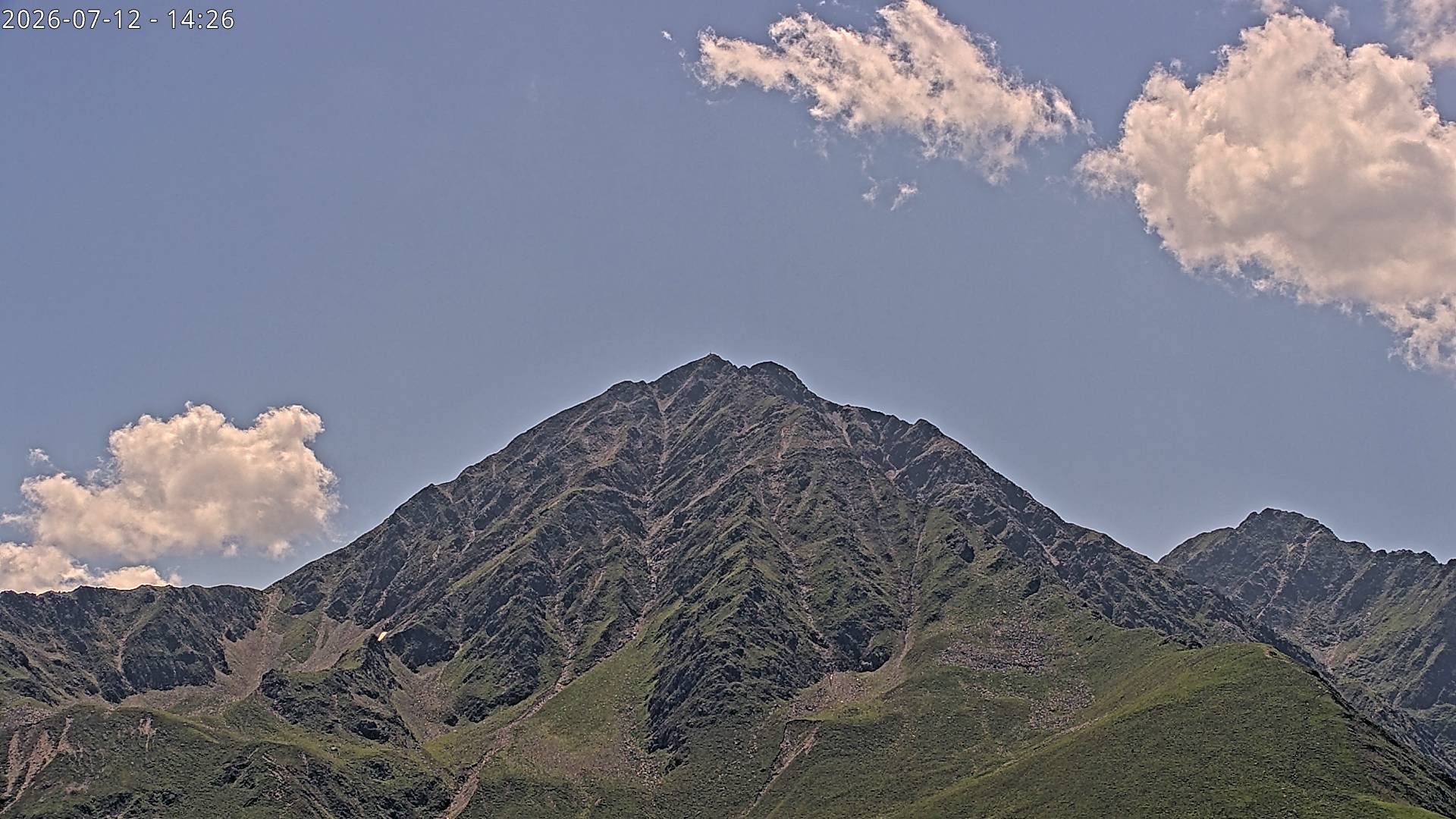 Archived image Webcam View towards Rosskogel, Oberperfuss (Tyrol)