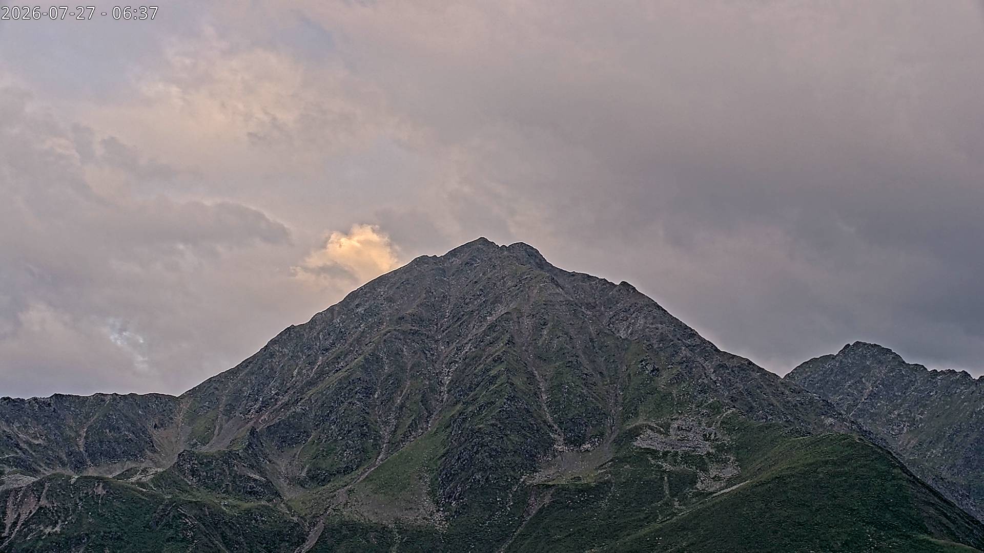 Archiv Foto Webcam Sicht auf Rosskogel in Oberperfuss, Tirol