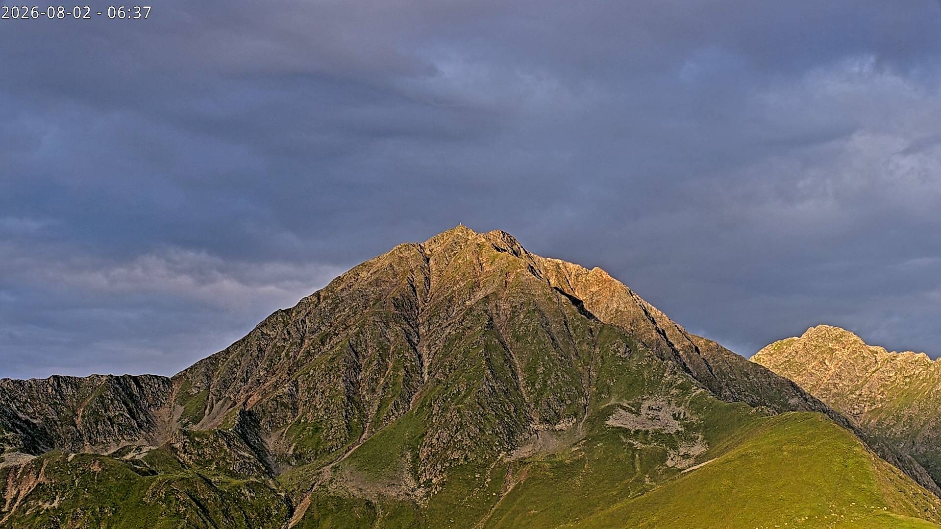 Archiv Foto Webcam Sicht auf Rosskogel in Oberperfuss, Tirol