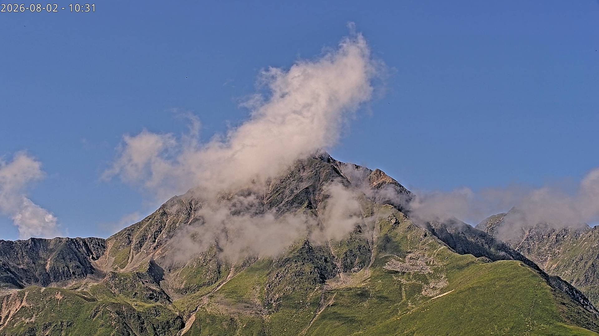 Archiv Foto Webcam Sicht auf Rosskogel in Oberperfuss, Tirol