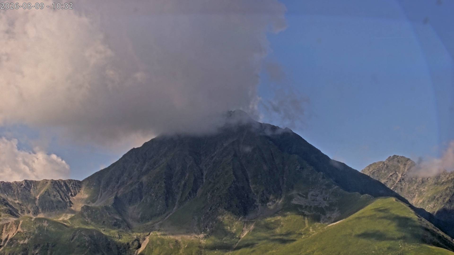 Archiv Foto Webcam Sicht auf Rosskogel in Oberperfuss, Tirol