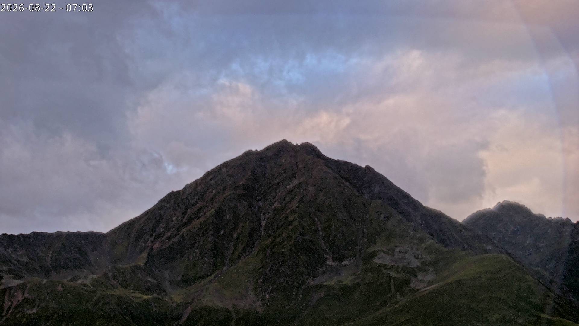 Archiv Foto Webcam Sicht auf Rosskogel in Oberperfuss, Tirol