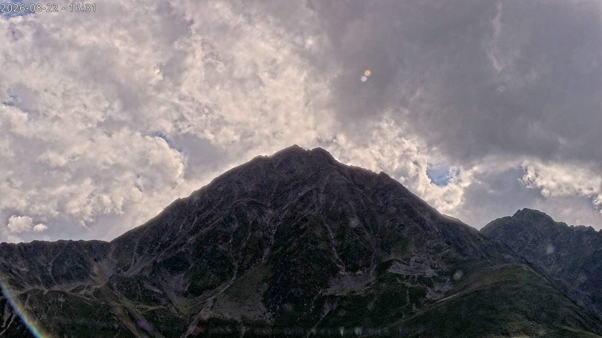 Archiv Foto Webcam Sicht auf Rosskogel in Oberperfuss, Tirol