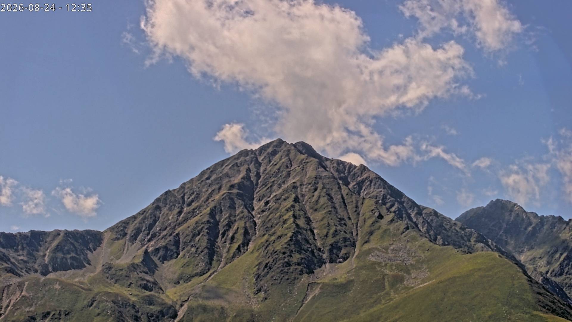 Archived image Webcam View towards Rosskogel, Oberperfuss (Tyrol)
