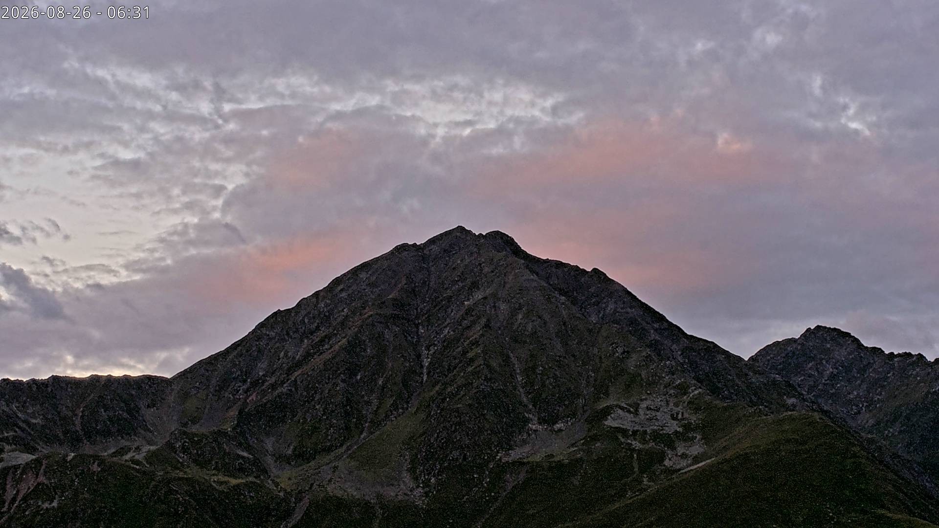 Archiv Foto Webcam Sicht auf Rosskogel in Oberperfuss, Tirol