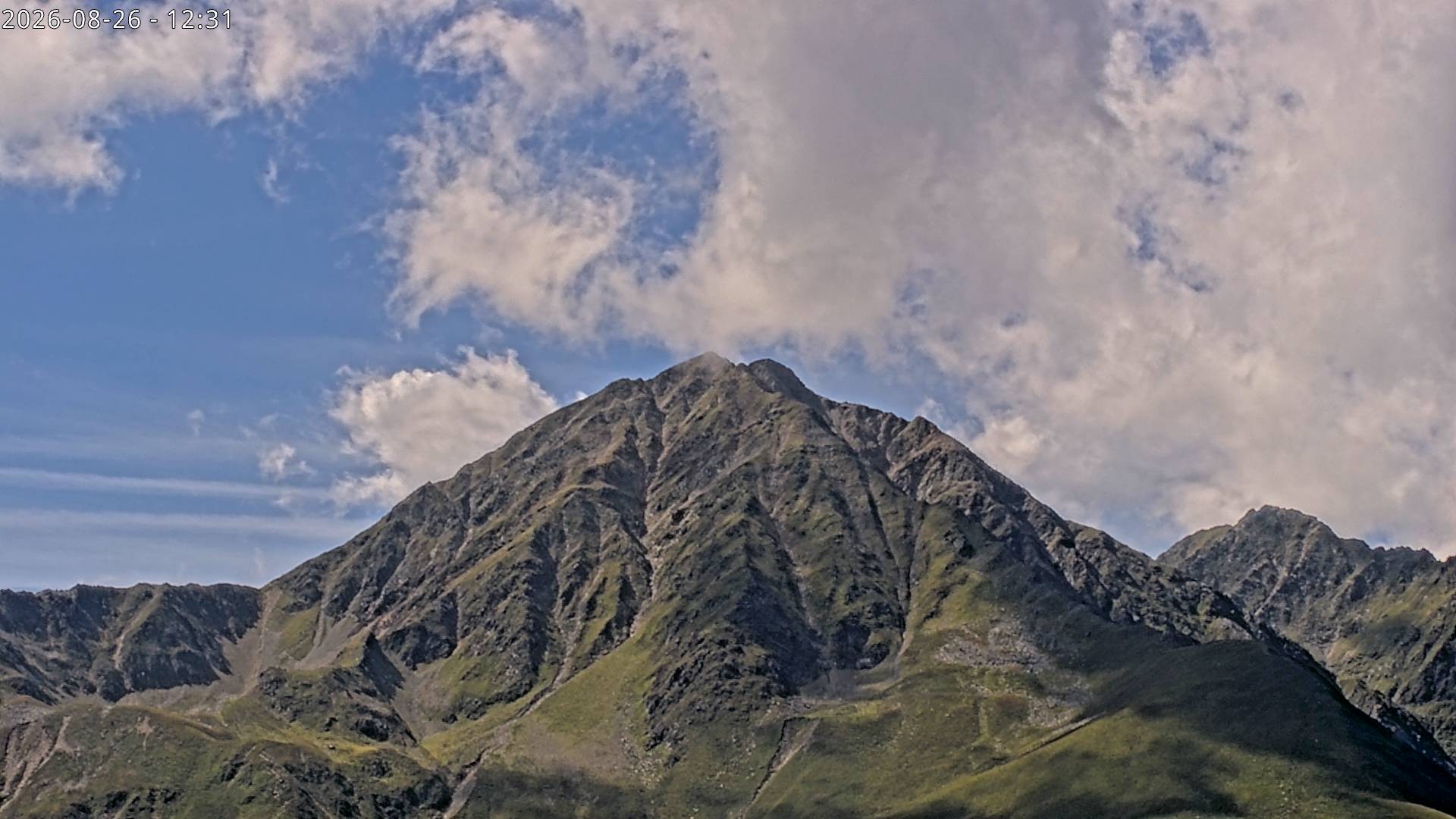 Archiv Foto Webcam Sicht auf Rosskogel in Oberperfuss, Tirol