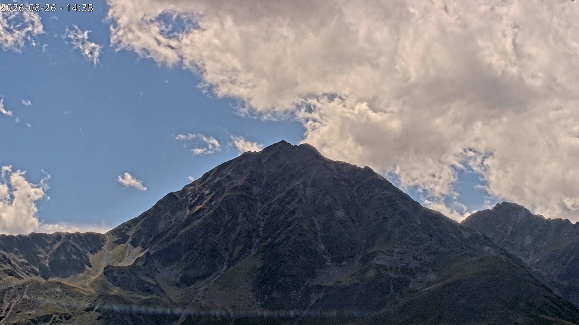 Archiv Foto Webcam Sicht auf Rosskogel in Oberperfuss, Tirol