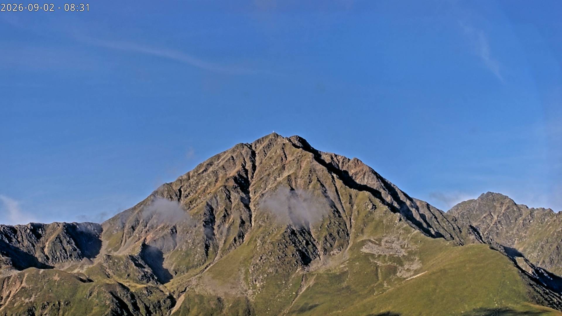 Archiv Foto Webcam Sicht auf Rosskogel in Oberperfuss, Tirol