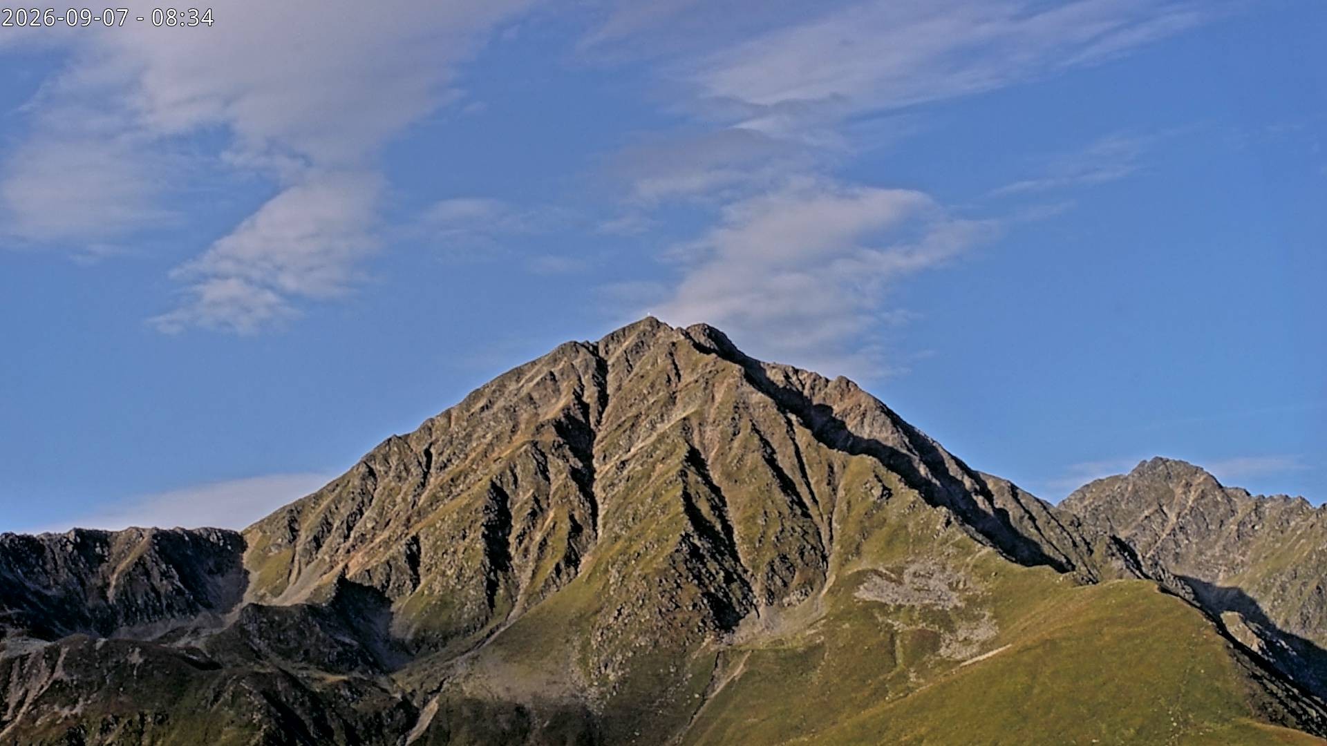 Archiv Foto Webcam Sicht auf Rosskogel in Oberperfuss, Tirol