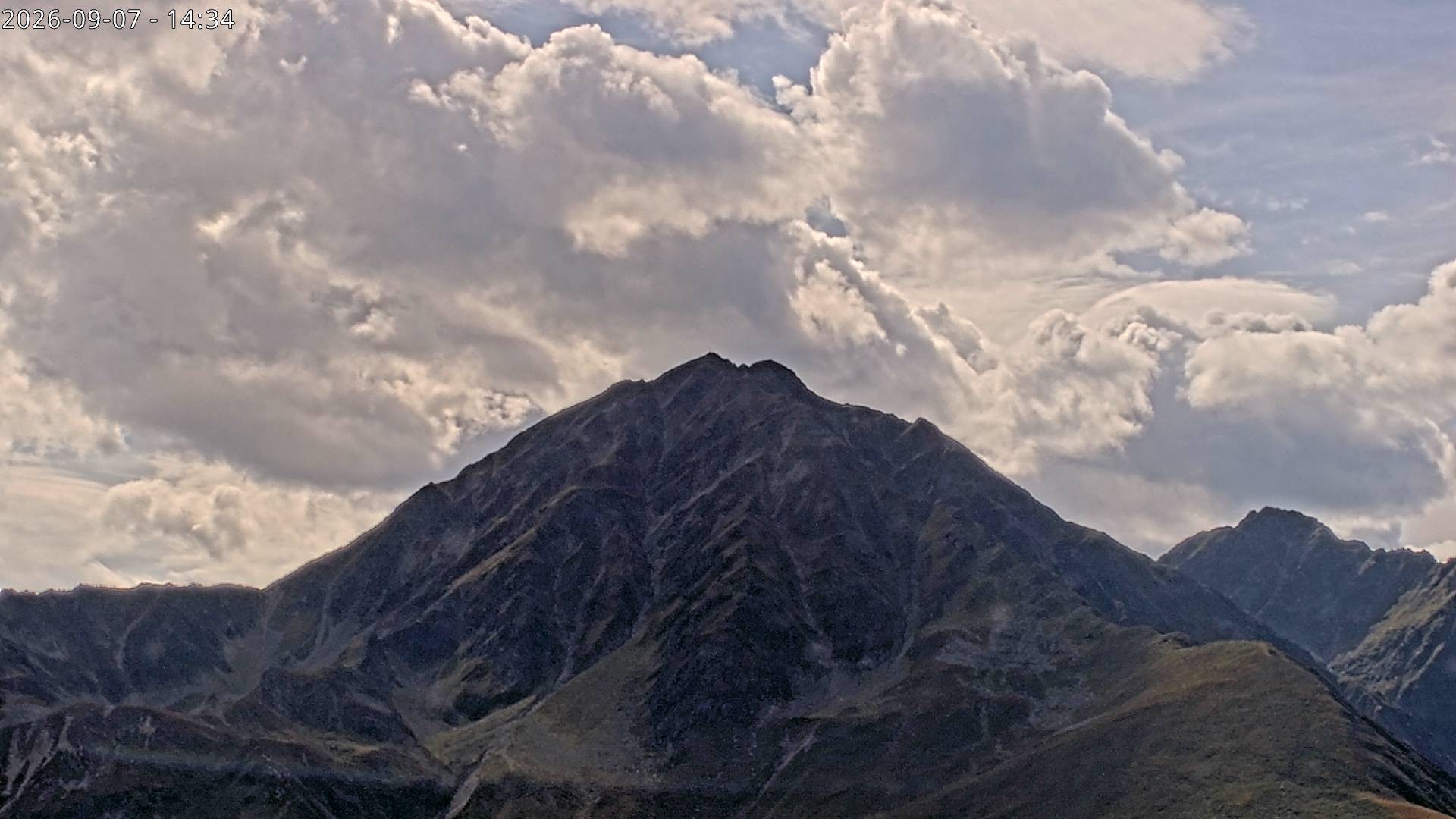 Archiv Foto Webcam Sicht auf Rosskogel in Oberperfuss, Tirol