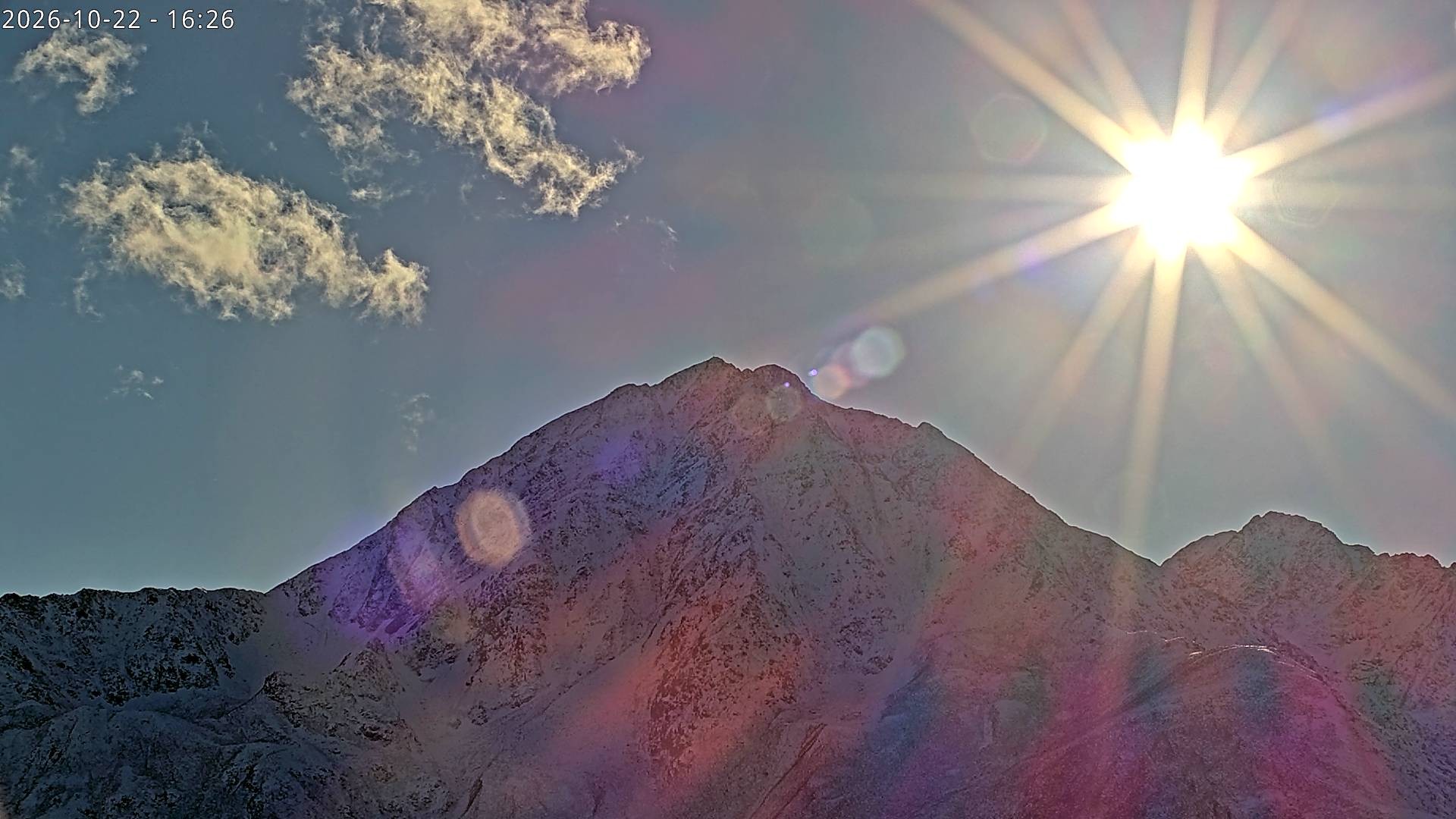 Archiv Foto Webcam Sicht auf Rosskogel in Oberperfuss, Tirol