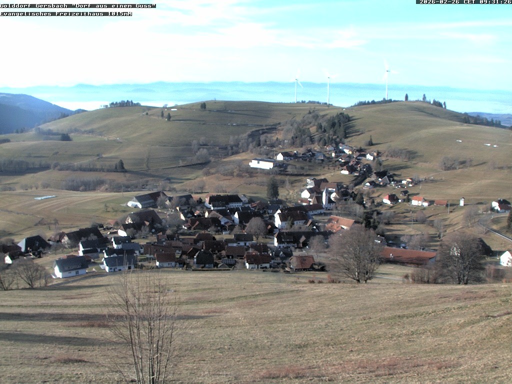 Archiv Foto Webcam Schopfheim - Blick über Gersbach