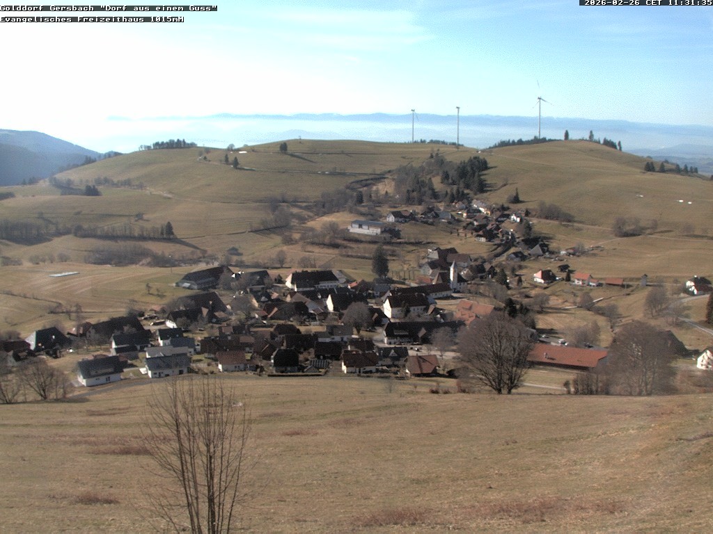 Archiv Foto Webcam Schopfheim - Blick über Gersbach