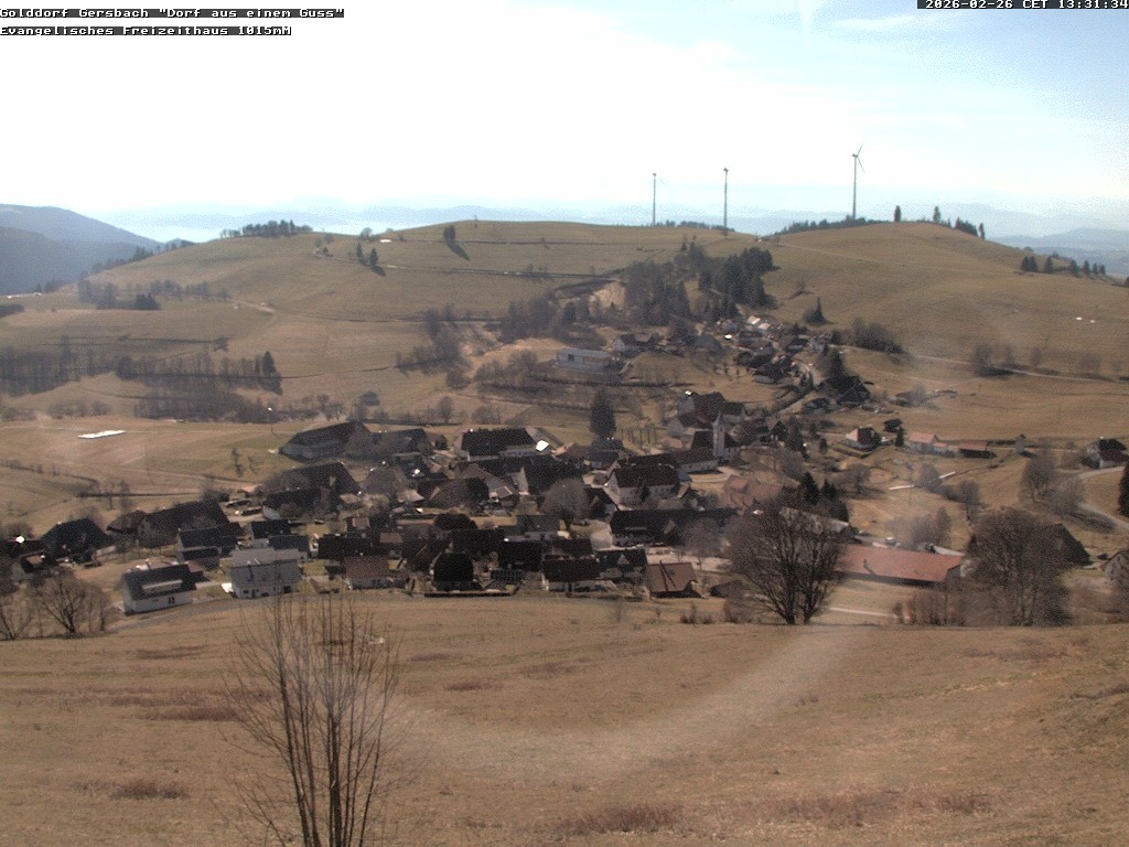 Archiv Foto Webcam Schopfheim - Blick über Gersbach