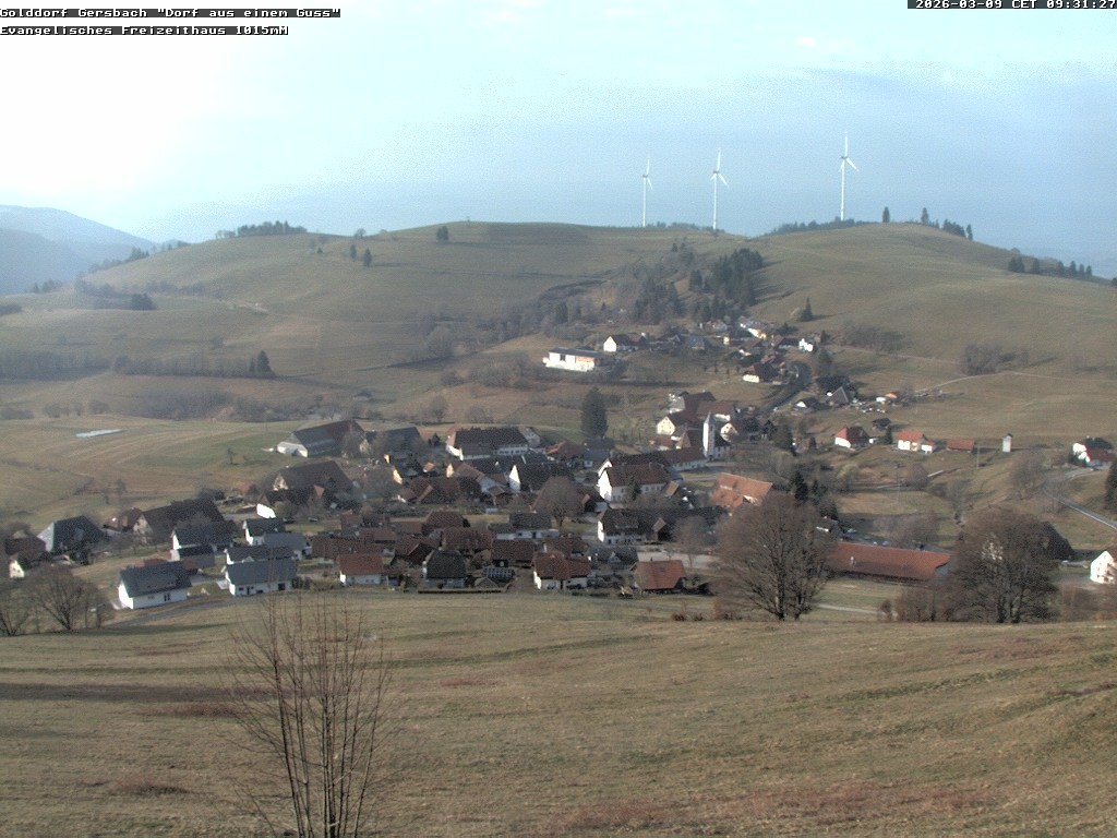 Archiv Foto Webcam Schopfheim - Blick über Gersbach
