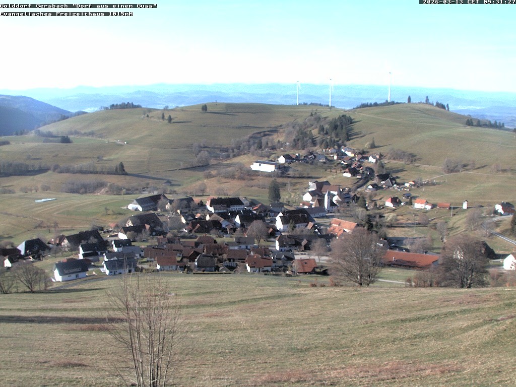 Archiv Foto Webcam Schopfheim - Blick über Gersbach