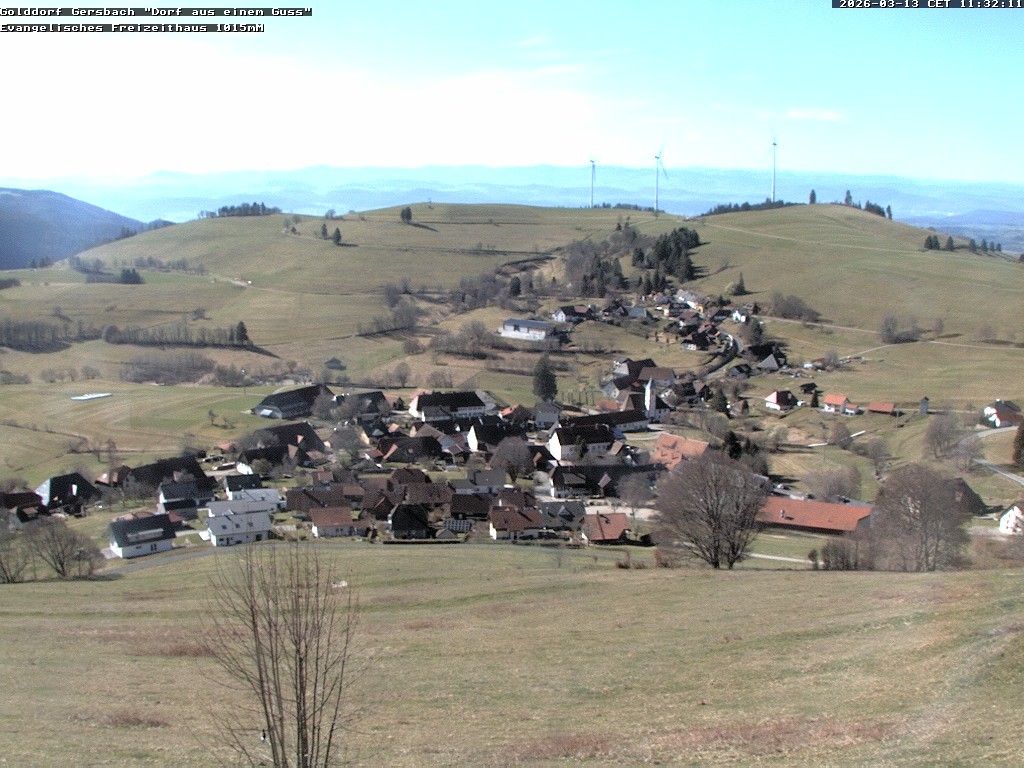 Archiv Foto Webcam Schopfheim - Blick über Gersbach