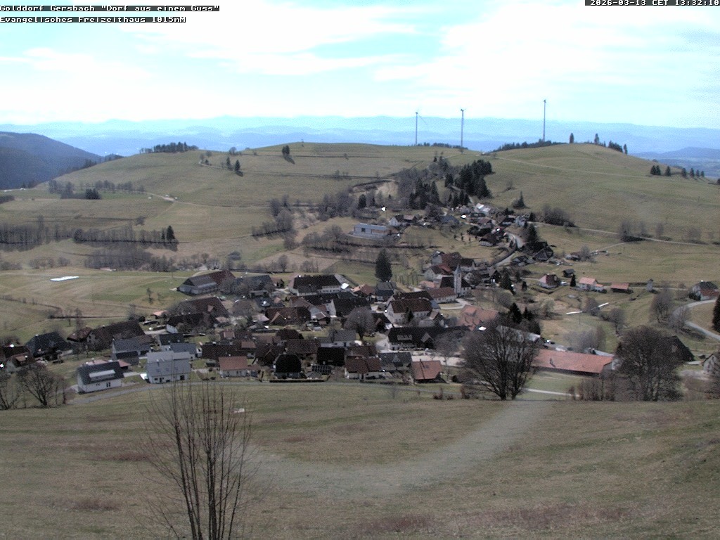 Archiv Foto Webcam Schopfheim - Blick über Gersbach