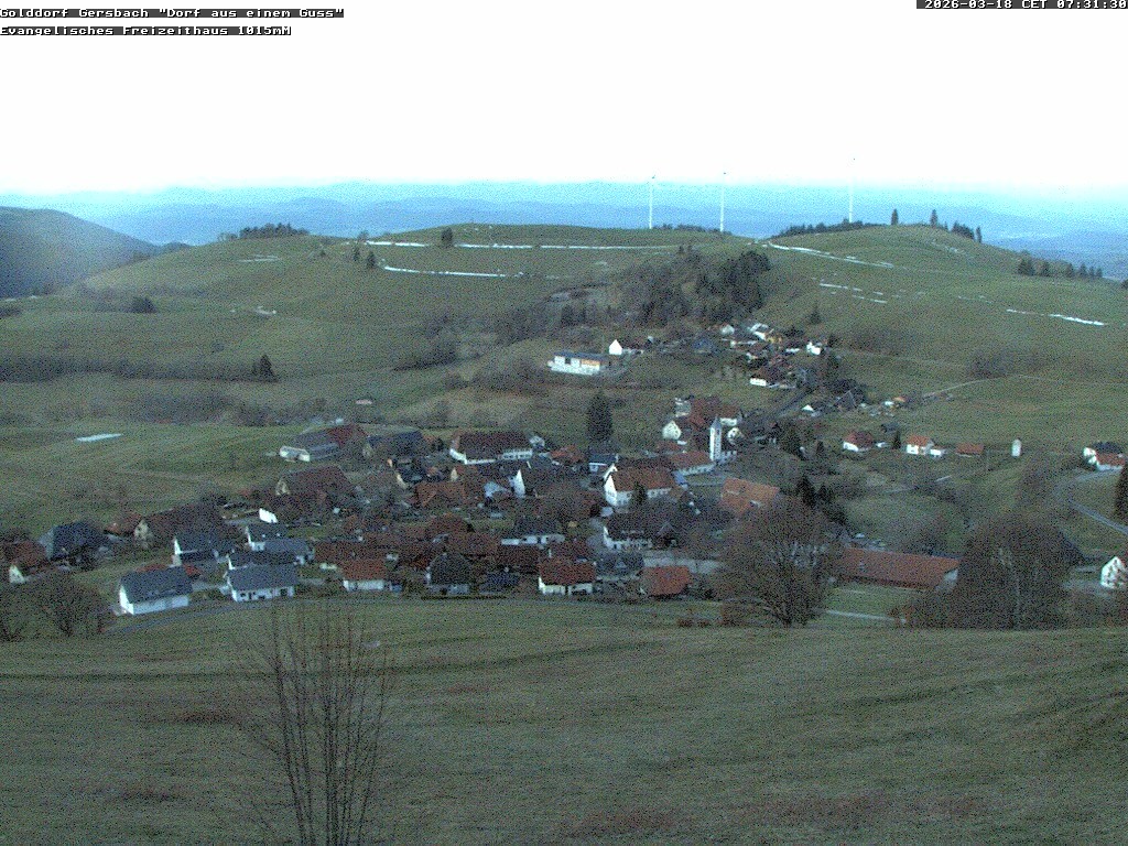 Archived image Webcam Schopfheim - View to Gersbach
