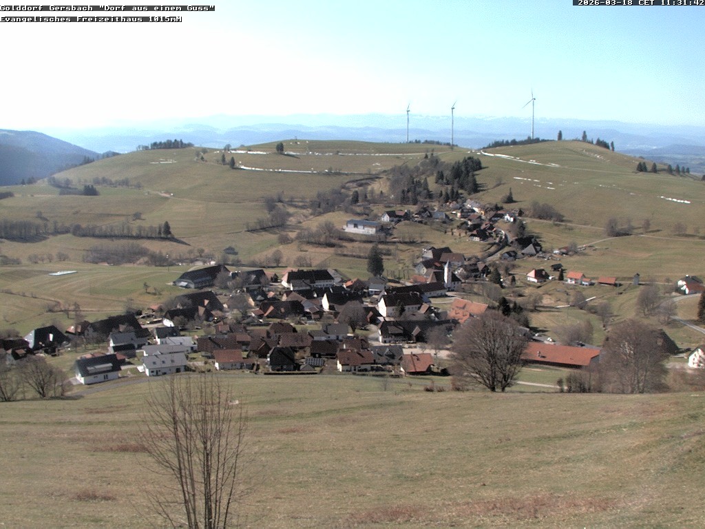 Archived image Webcam Schopfheim - View to Gersbach