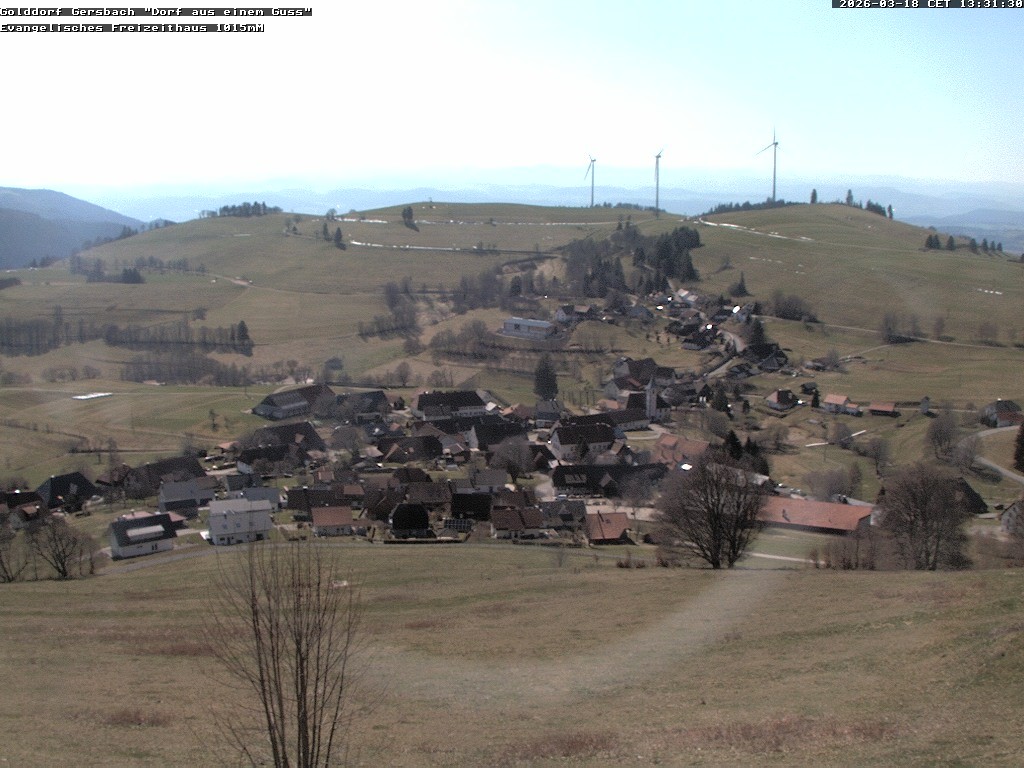 Archived image Webcam Schopfheim - View to Gersbach