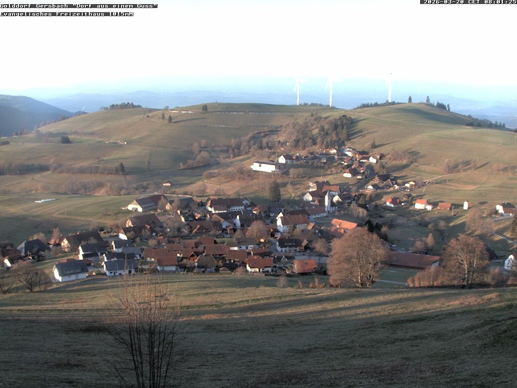 Archiv Foto Webcam Schopfheim - Blick über Gersbach