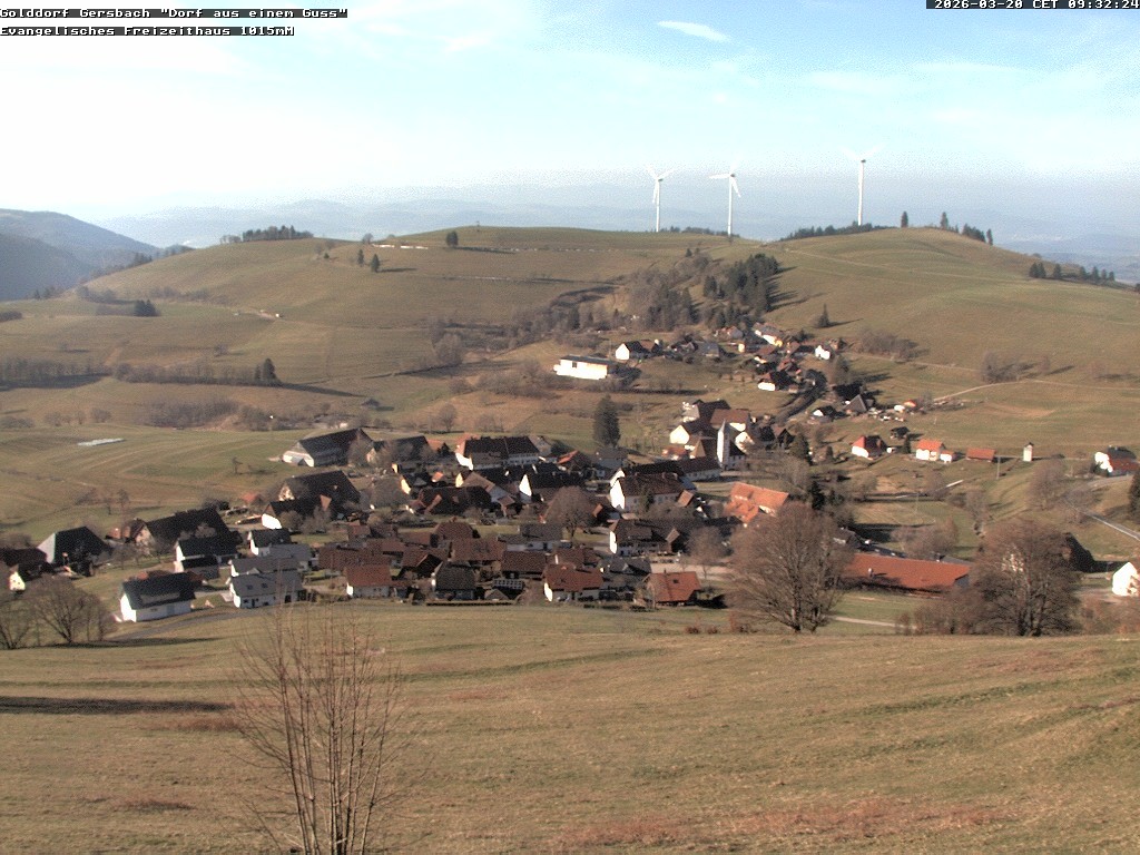Archiv Foto Webcam Schopfheim - Blick über Gersbach