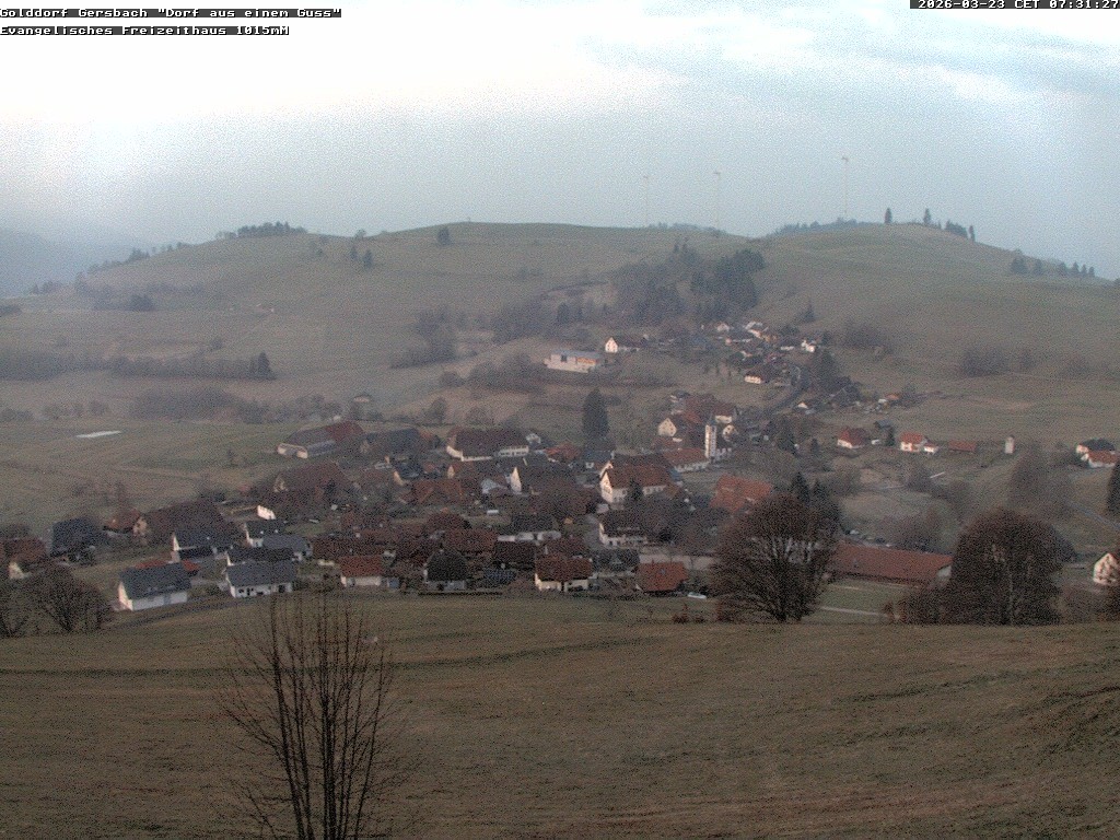 Archiv Foto Webcam Schopfheim - Blick über Gersbach