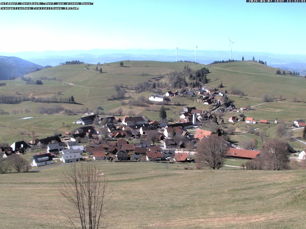 Archiv Foto Webcam Schopfheim - Blick über Gersbach