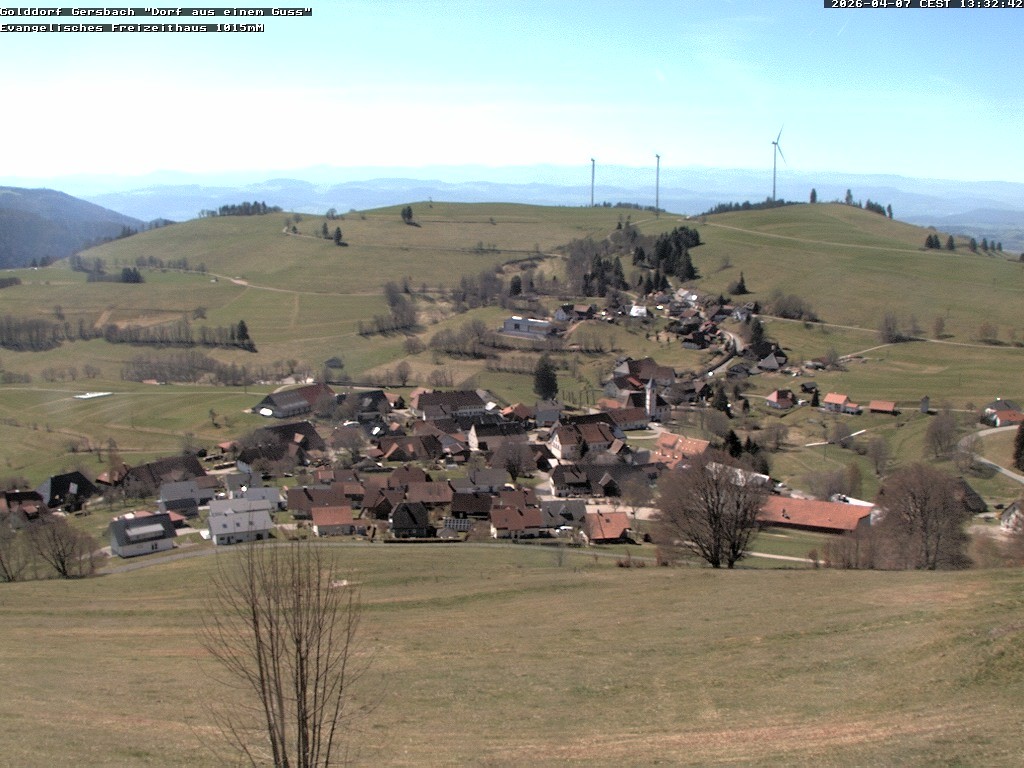 Archiv Foto Webcam Schopfheim - Blick über Gersbach