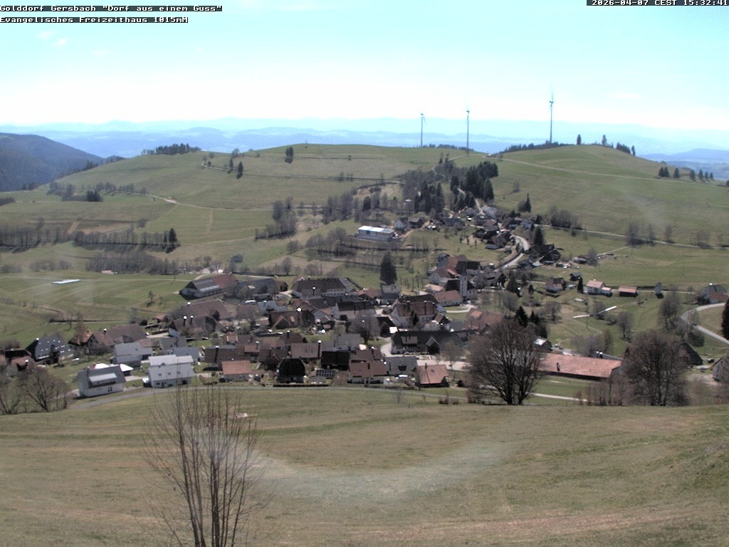 Archiv Foto Webcam Schopfheim - Blick über Gersbach