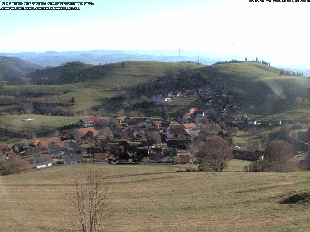 Archiv Foto Webcam Schopfheim - Blick über Gersbach