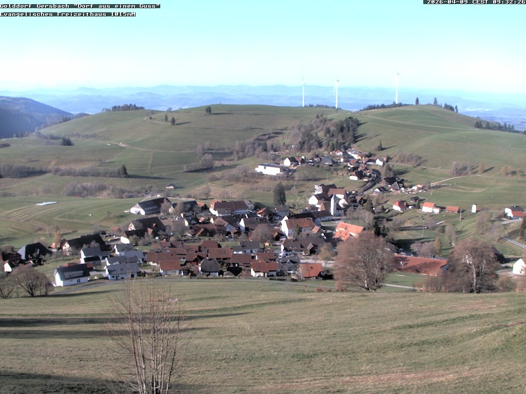 Archiv Foto Webcam Schopfheim - Blick über Gersbach