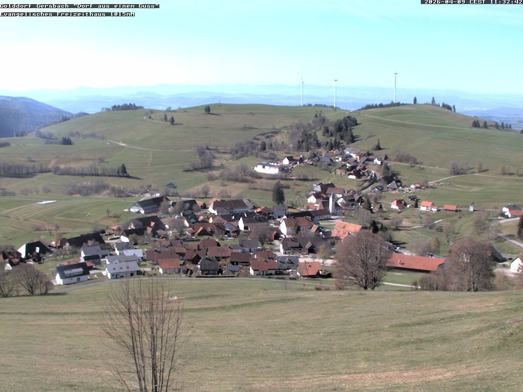 Archiv Foto Webcam Schopfheim - Blick über Gersbach