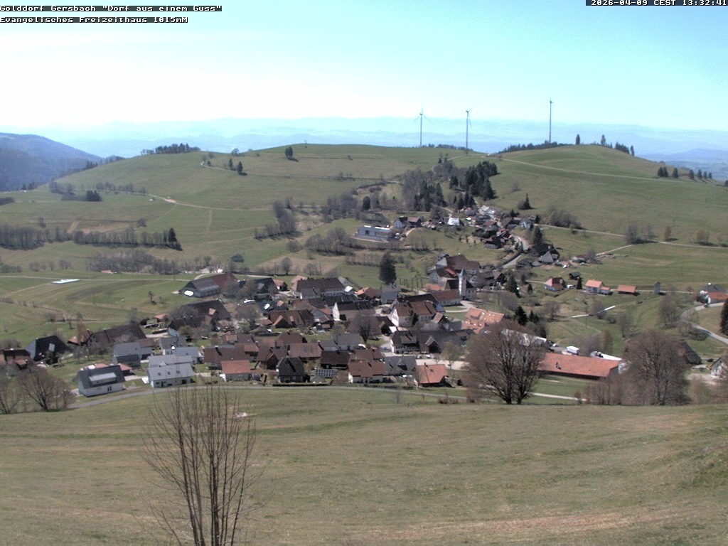 Archiv Foto Webcam Schopfheim - Blick über Gersbach